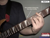 Arm position wrong way