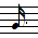 Dotted sixteenth note