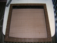 Completed speaker grille (back)